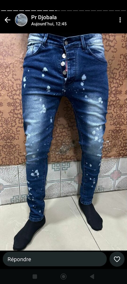 Jean Slim Moderne Homme