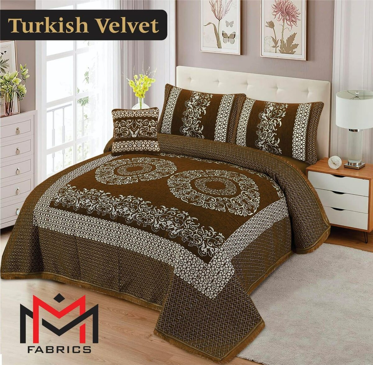 Turkish Valvet Bedsheet