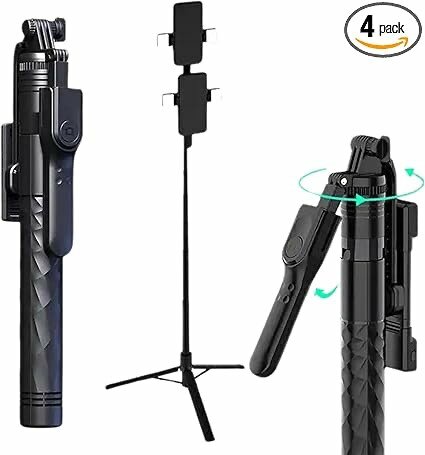 LED Tripod Bluetooth Selfie Stick Long