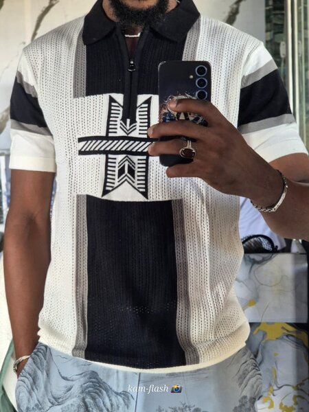 Polo en maille élégante