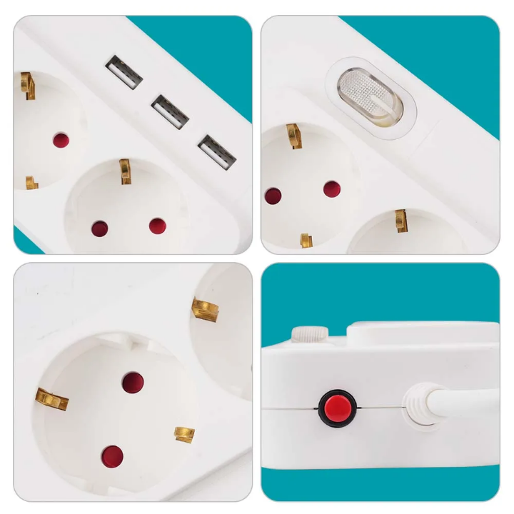 Prise multi USB avec protection