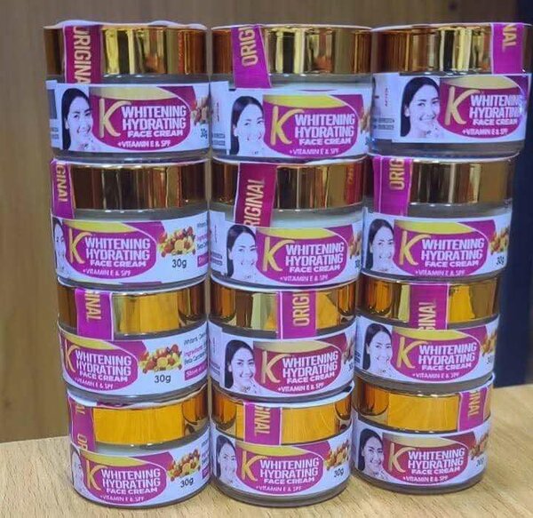 Kwhitening hydrating facial cream