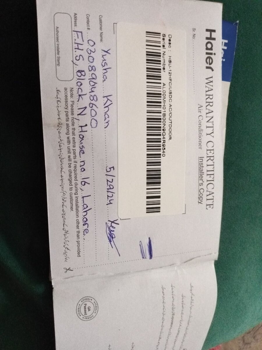 Haier DC invertor Ac