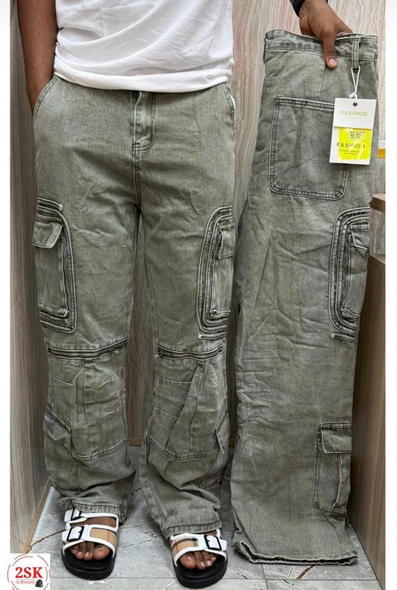 Pantalons cargo camouflage tendance