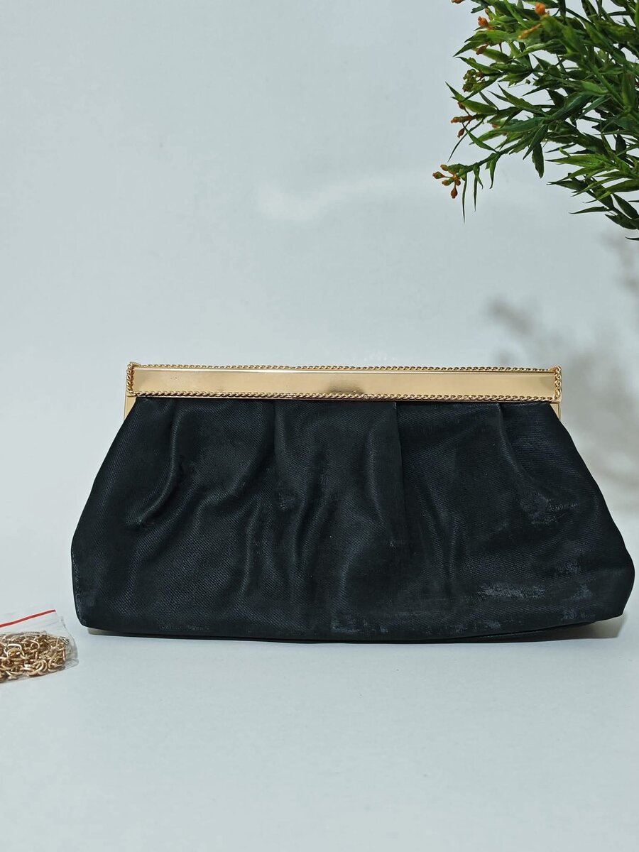 Sac à main en velours métallisé