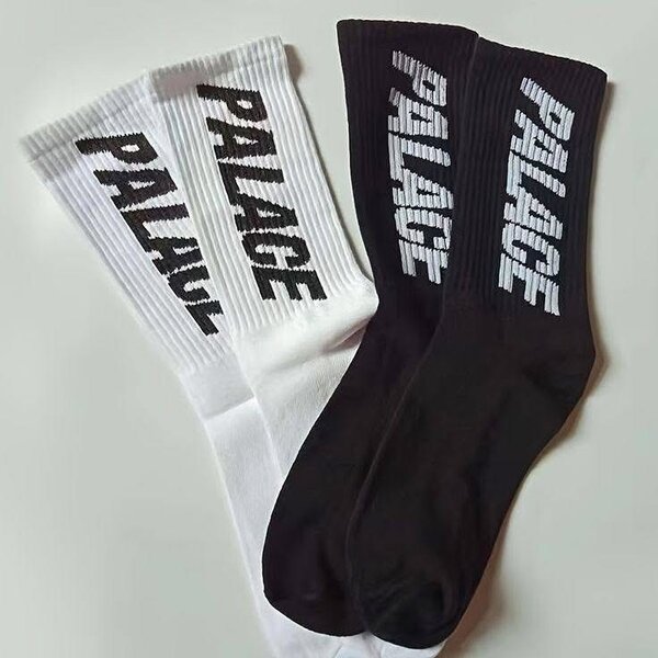 Chaussettes tendance bicolores