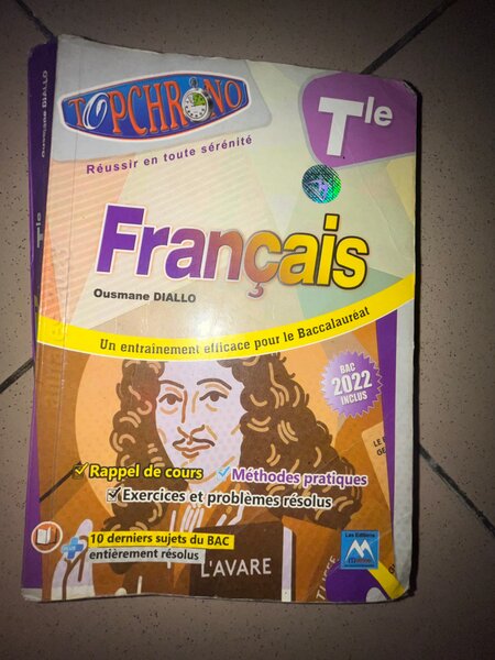 Manuel de Français Terminale