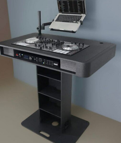 Table de DJ avec support pour ordinateur portable