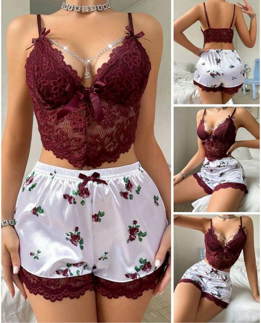 Ensemble lingerie dentelle féminine