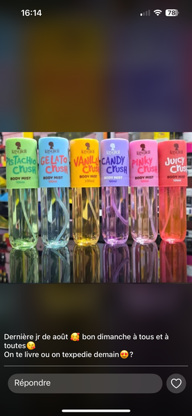 Brume Corporelle Vanille 100ml