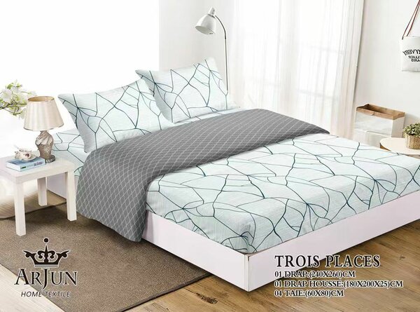 Parure de lit 3 places moderne