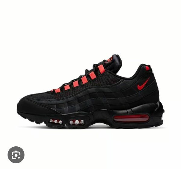 Sneakers Air Max Noirs et Rouges