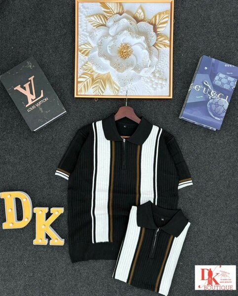 Lot de polos en tricot stylé