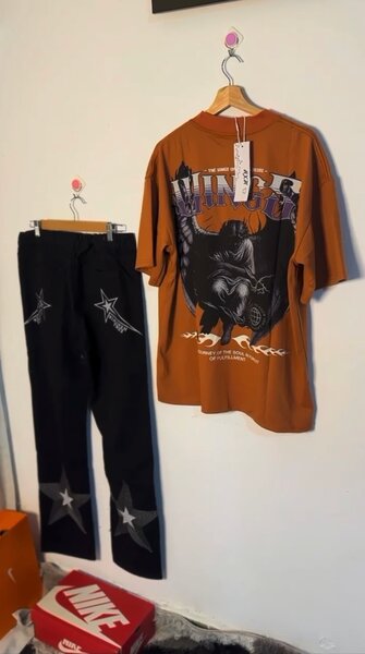 T-shirt pour homme Stüssy x fragment design