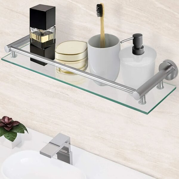Modern Glass Bathroom Shelf