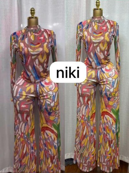 Ensemble Coloré Manches Longues