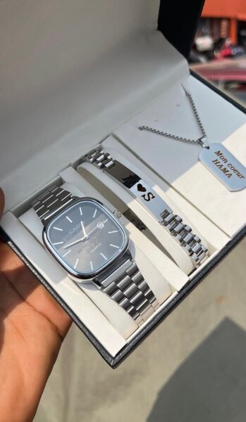 Ensemble Montre et Bijoux Luxe