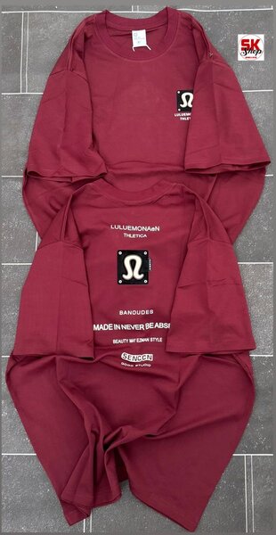 T-shirt unisexe rouge