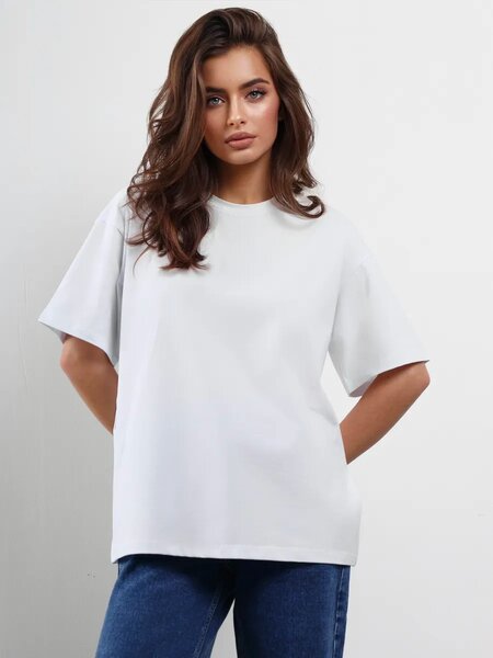 Плотная оверсайз футболка 230г