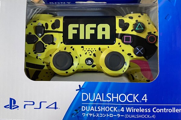 Manette ps4 fifa jaune