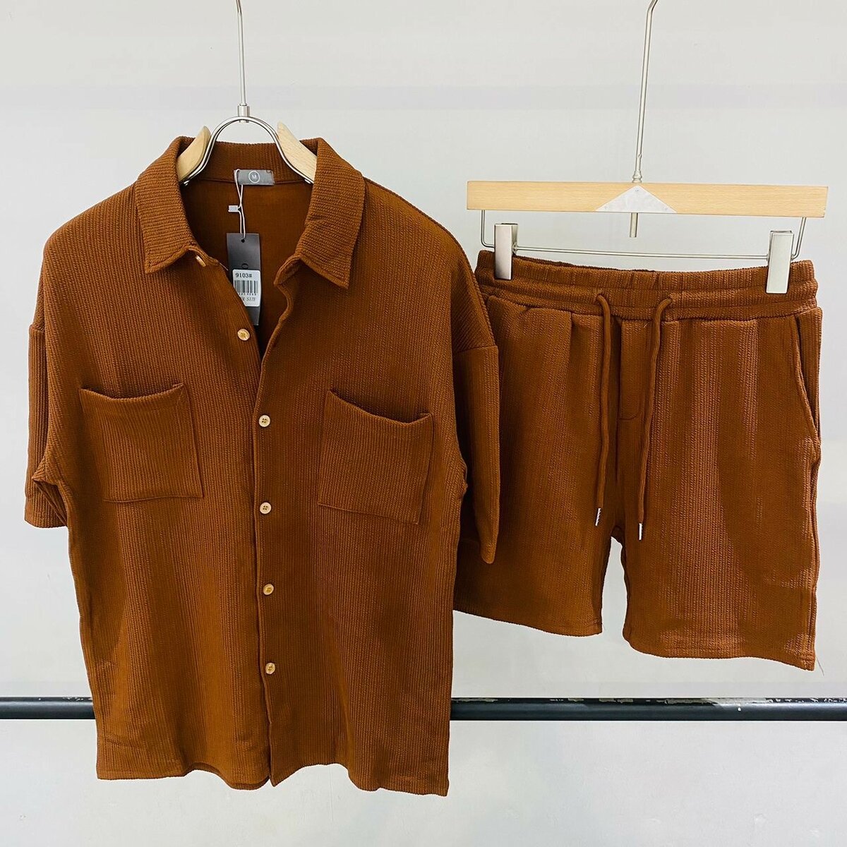 Two piece shirt, and shorts