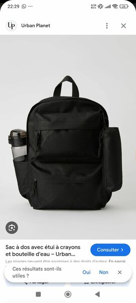 Sac à dos urbain avec poches multiples