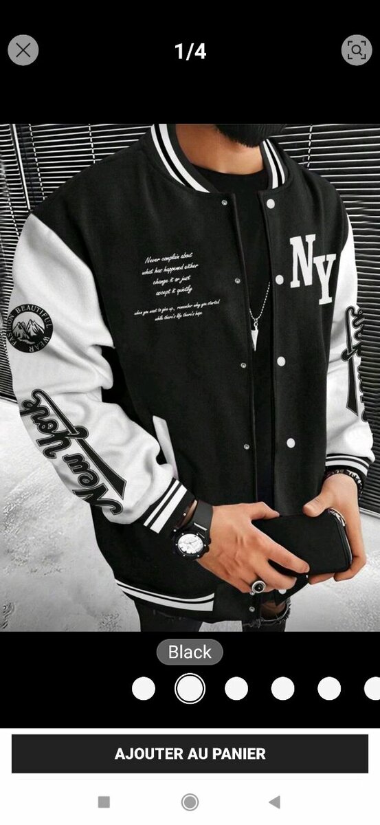 Veste Varsity Style NY