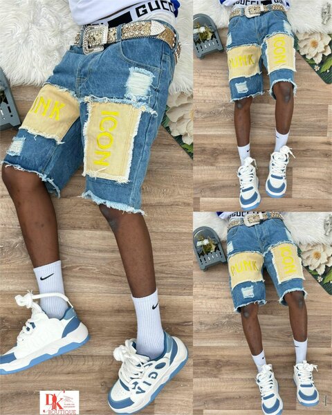Shorts en jean tendance homme
