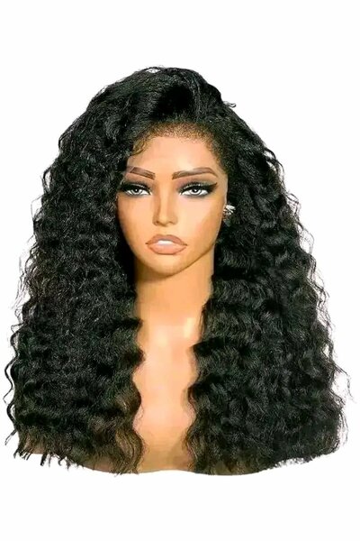 Perruque bouclée naturelle afro