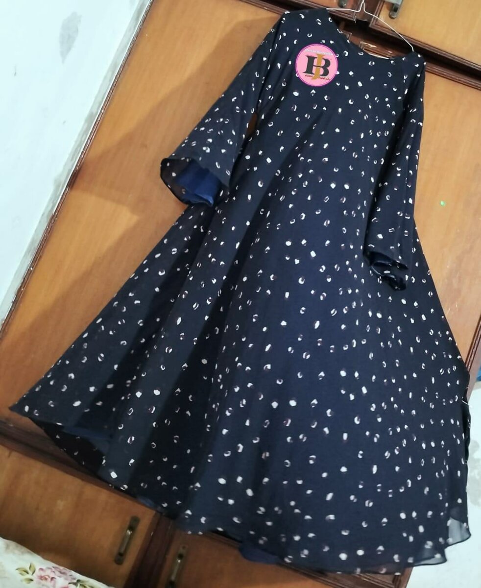 Double Abaya Stuff Chiffon