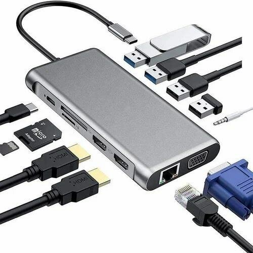 Adaptateur USB-C 12-en-1