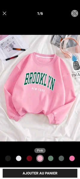 Sweatshirt rose "Brooklyn"