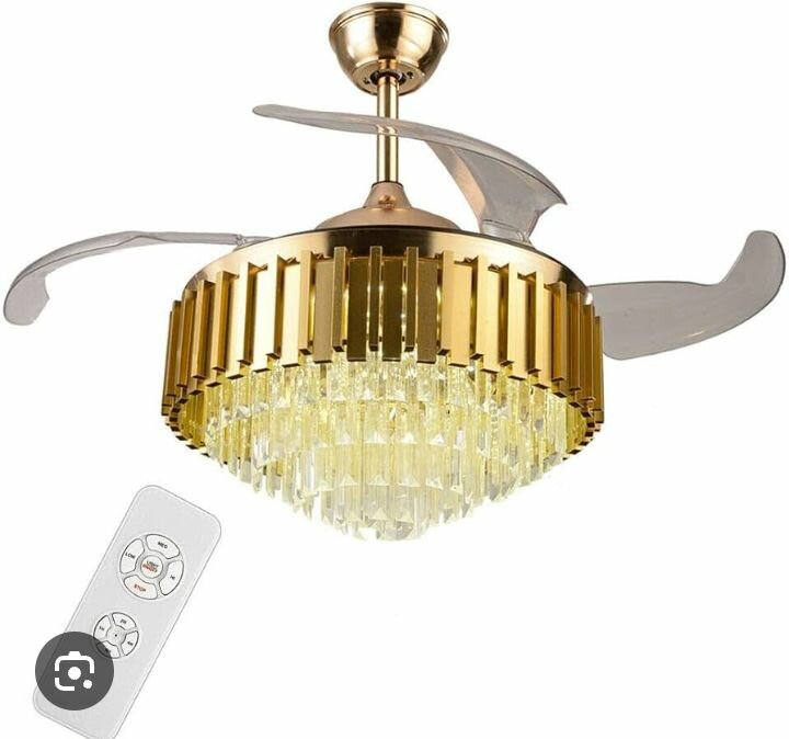 Crystal ceiling light