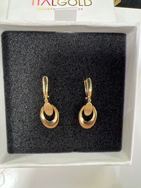 Серьги висячие 585