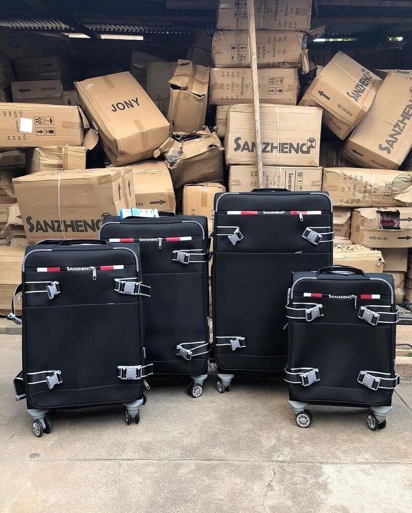 Oxford Strap Nylon Suitcase