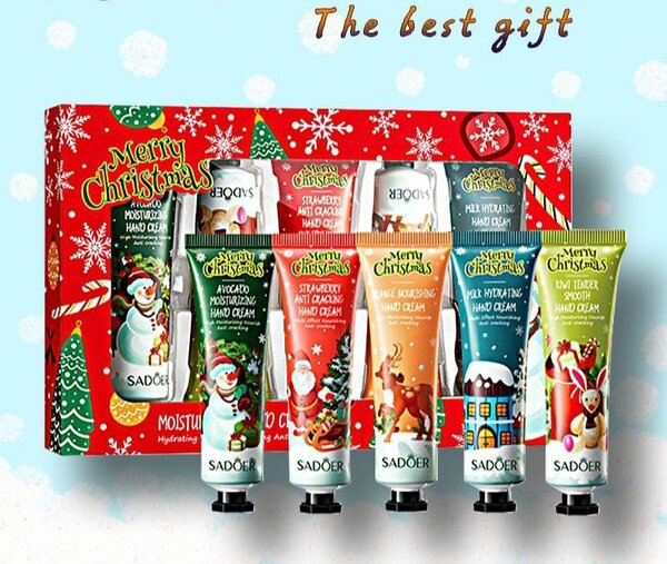 Fruity handcreams Christmas set (5 pieces)