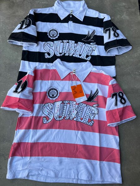 Polo à rayures unisexe Sume