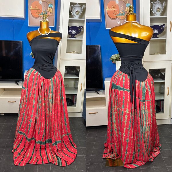 Robe longue bustier élégante