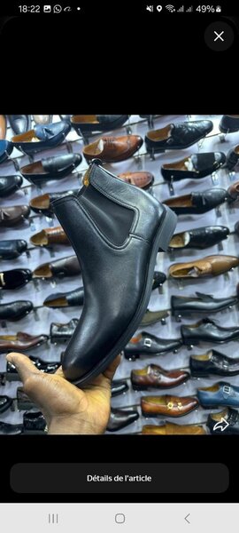 Bottines Chelsea en cuir élégant