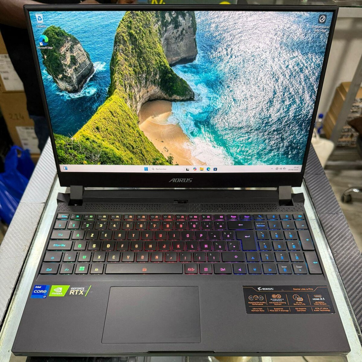 Ordinateur Portable Gamer RGB