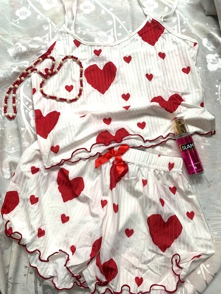 Ensemble pyjama femme cœur