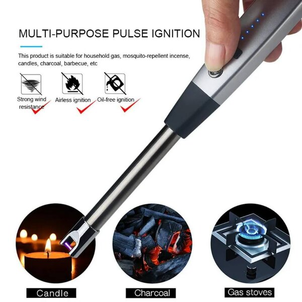 Briquet Électrique Rechargeable Multi-usages