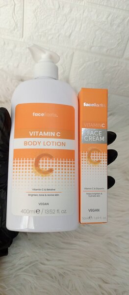Face fact Vitamin C body lotion and face cream
