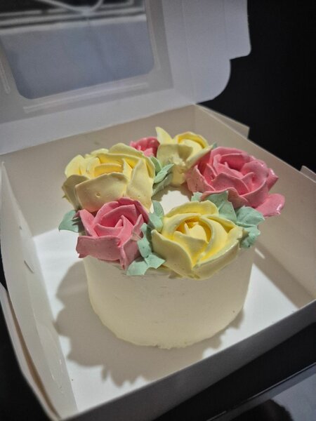 Gâteau floral décoratif