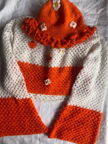 Chic Pull Crochet Coloré