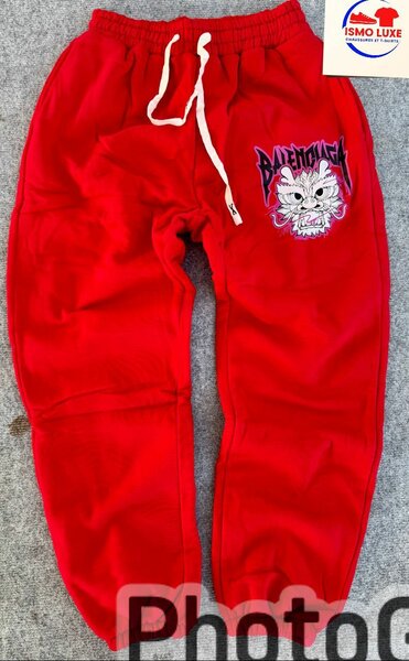 Pantalon Jogging Rouge Homme