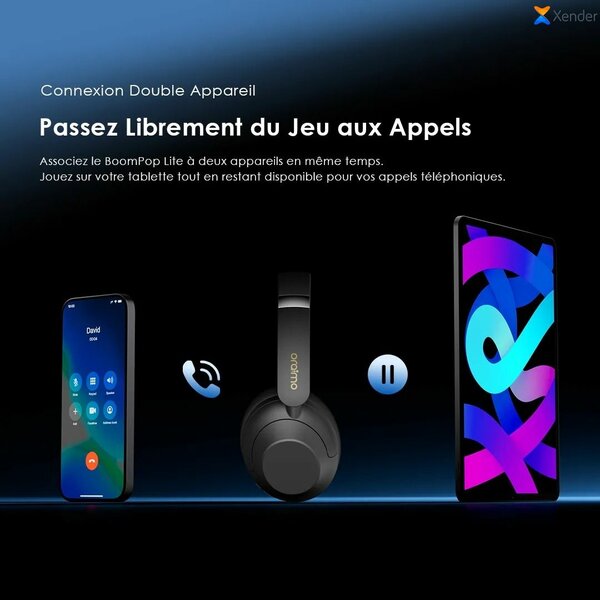 Casque Bluetooth Xender BoomPop Lite