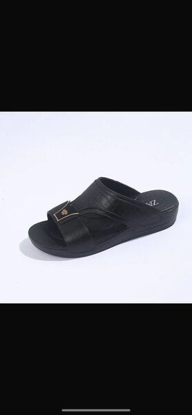 Sandales en cuir noir