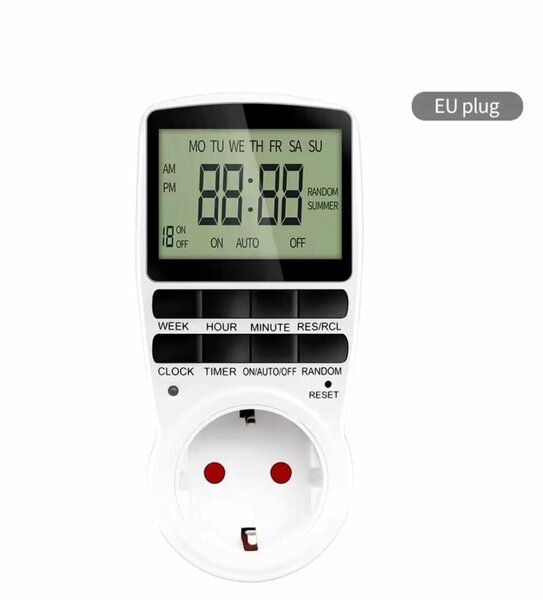 Minuteries économiseur énergie Programmable, 12/24 heures