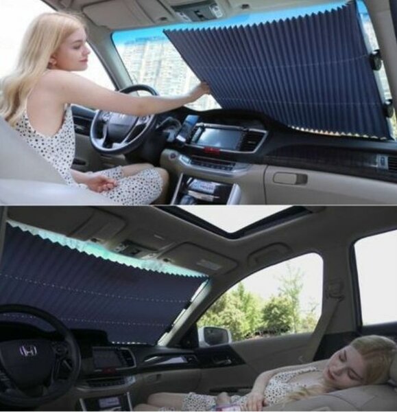 Pare-soleil rétractable voiture